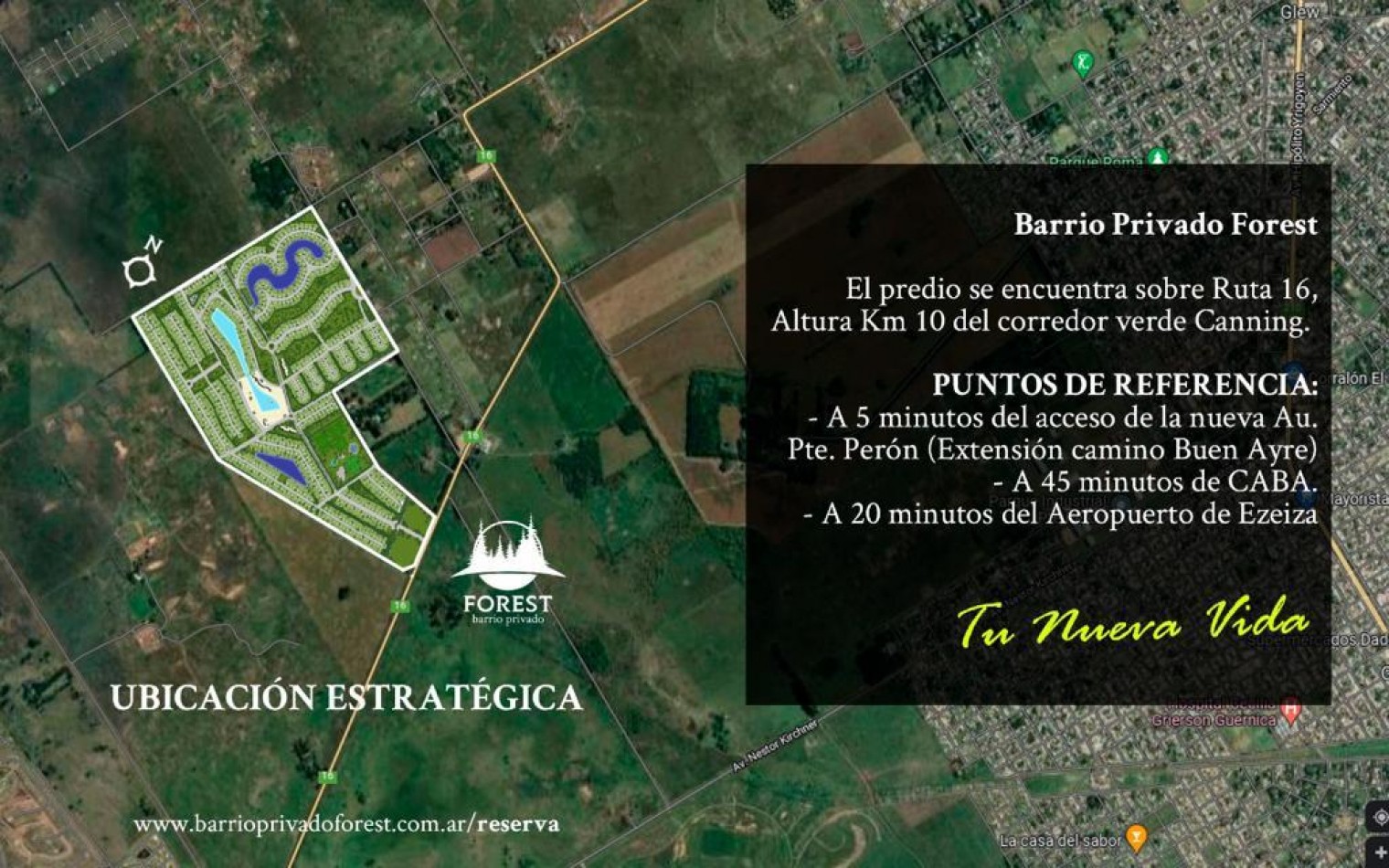 Barrio cerrado Lotes en venta, Cannig, Ezeiza