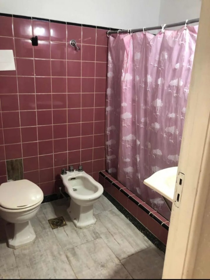 casa de 3 ambientes, con local y garaje y fondo libre, Villa Madero.